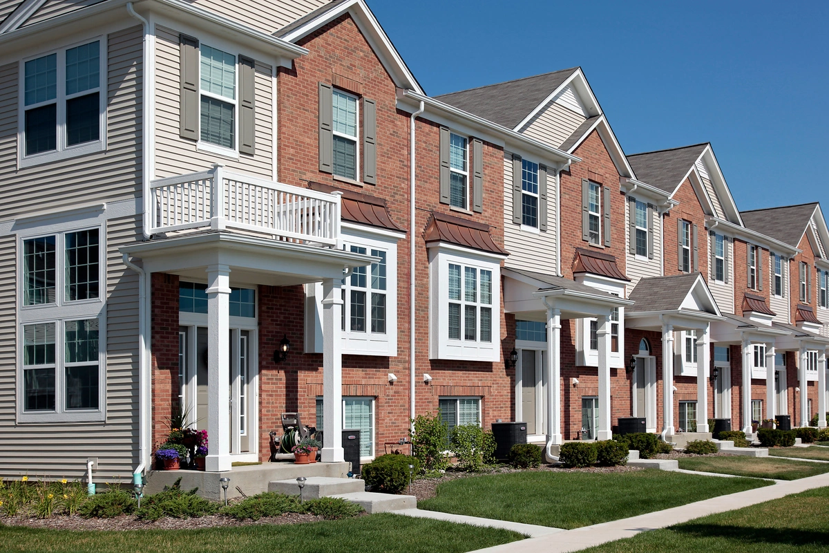 brick townhouses